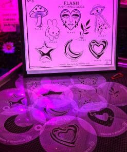 The Stencil Foundry Flash Set 1 Full Set Wide