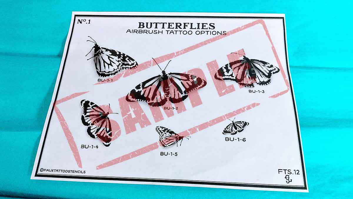 FTS Butterflies No 1 SAMPLE
