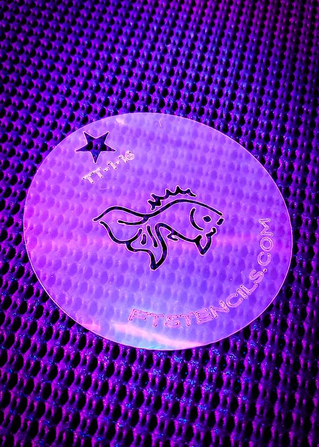 Faux Tattoo Stencils Tiny Tats Set No 1 Guppy
