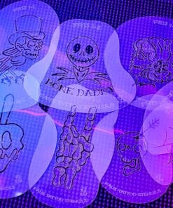 Faux Tattoo Stencils Friday the 13th Airbrush Tattoo Stencil 01 2