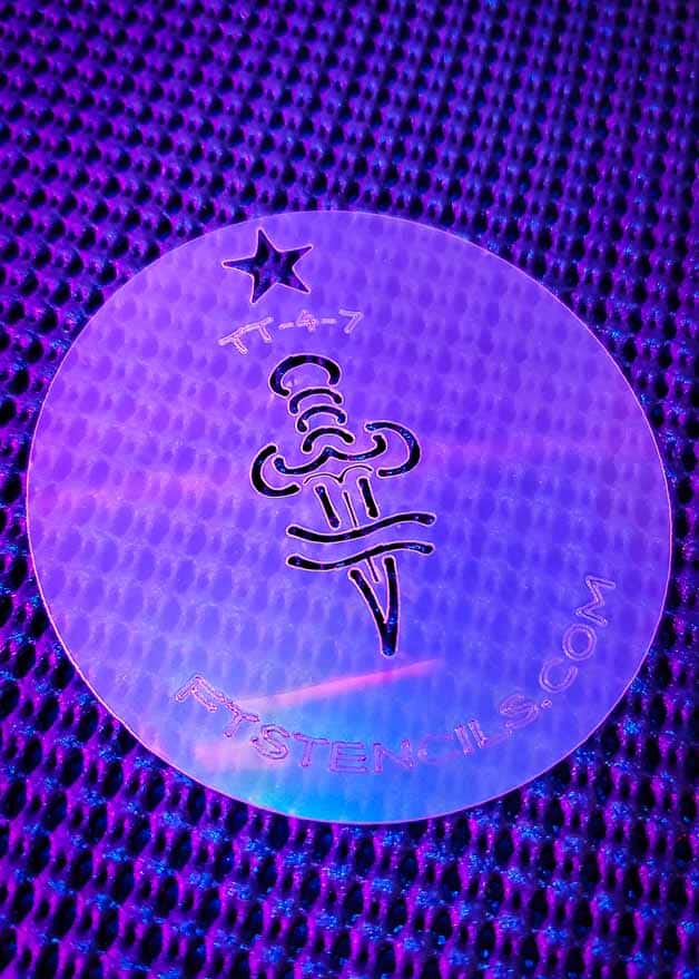 Faux Tattoo Stencils Tiny Tats Set No 4 Dagger