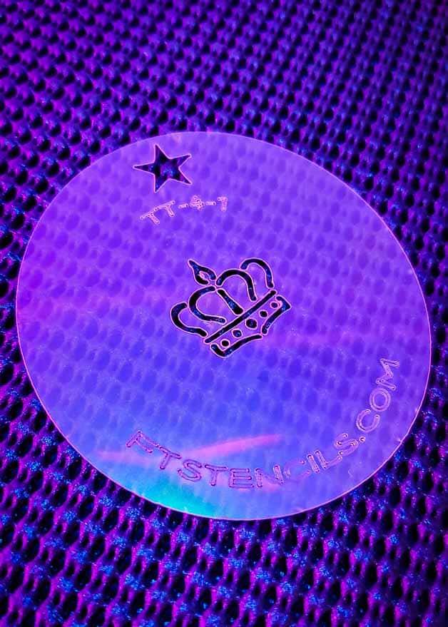 Faux Tattoo Stencils Tiny Tats Set No 4 Puffy Crown