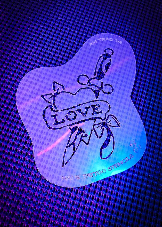 American Traditional No 1 SJ Love Dagger Heart 1 2