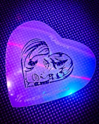 Flash Pro Set No 1 Airbrush Tattoo Stencils Liechtenstein Heart 1 3
